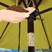 Budge 7ft Aluminum Patio Umbrella with Crank Lift and Tilt Function   555794390